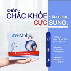 Collagen sụn khớp CH-Alpha PLUS hỗ trợ xương khớp, cung cấp dinh dưỡng cho khớp dạng nước từ Đức 30 ống*25ml