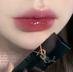 [ không hộp ] Son Kem Yves Saint Laurent YSL The Inks Vinyl Cream High Shine Lip Stain 622 Plum Liberation Màu Hồng Mận
