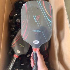 Vợt Pickleball VKOKSA C-2 - Bộ 2 vợt carbon T300 và fiberglass nhẹ, bền, đạt chuẩn USAPA cho người chơi chuyên nghiệp và nghiệp dư