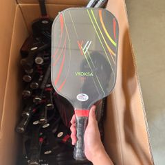 Vợt Pickleball VKOKSA C-2 - Bộ 2 vợt carbon T300 và fiberglass nhẹ, bền, đạt chuẩn USAPA cho người chơi chuyên nghiệp và nghiệp dư