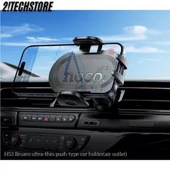 Giá đỡ điện thoại ô tô Hoco H53 xoay 360 độ tiện dụng
