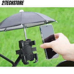 Giá đỡ điện thoại xe máy kèm ô chống nắng tiện dụng