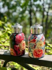 Bình Giữ Nhiệt MAGRACE RaceKish 300ml - Bình Hoa Mùa Hạ Thép Không Gỉ, Giữ Nóng 12h, Lý Tưởng Cho Đi Học Và Làm Việc