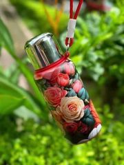 Bình giữ nhiệt VACUUM hoa vintage - Giữ nhiệt hoàn hảo, thiết kế thanh lịch, nhỏ gọn & thời trang cho mọi mùa!