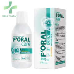 Nước Súc Miệng F'oral Care 250ml - Làm Trắng Răng, Khử Mùi Hôi, Sạch Mảng Bám, Giúp Nướu Khỏe Mạnh
