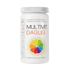 Viên uống bổ sung vitamin và khoáng chất Multivit Daglig Pharmatech - Hộp 180 viên - Tăng cường sức khỏe và cân bằng dinh dưỡng
