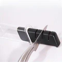 Dụng cụ mài dao 3 rãnh cao cấp KAI Sekimagoroku Nhật Bản - Đá mài kim cương cho dao thái, dao gọt, dễ sử dụng và mang lại độ sắc bén tuyệt hảo