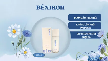 BÉXIKOR Toner Dưỡng Ẩm Đa Tầng 150ml - Ngừa Oxy Hóa, Tái Tạo Da, Phù Hợp Với Mọi Loại Da, Dưỡng Ẩm Sâu, Chiết Xuất Rau Sam