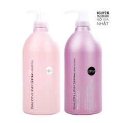 Bộ Dầu Gội Salon Link Extra 1000ml Nhật Bản - Chăm Sóc Tóc Hư Tổn, Phục Hồi Dưỡng Chất, Thích Hợp Tóc Nhuộm