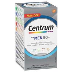 Viên uống bổ sung vitamin và khoáng chất Centrum cho nam và nữ trên 50 tuổi - Hàng Úc 