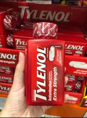 Viên Giảm Đau Hạ Sốt Tylenol Mỹ - Viên Nén Acetaminophen 500mg, Giảm Đau Đầu, Đau Cơ, Hạ Sốt, Hỗ Trợ Sức Khỏe Gia Đình