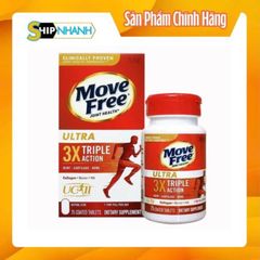 Viên Bổ Sụn Khớp Move Free Ultra Triple Action 75 Viên - Hỗ Trợ Linh Hoạt, Giảm Đau Khớp, Sức Khỏe Xương Khớp Từ Mỹ