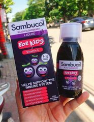 Siro Sambucol Tăng Cường Đề Kháng Cho Trẻ Từ 1-12 Tuổi 120ml - Hỗ Trợ Miễn Dịch Tự Nhiên, An Toàn, Hiệu Quả