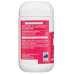 Viên Nhai Nature's Way Kids Smart Iron + Vitamin C 50 Viên - Bổ Sung Sắt & Tăng Cường Miễn Dịch Cho Trẻ Em Hương Cam