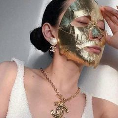 Hộp 10 Miếng Mặt Nạ JM Vàng Solution Prime Gold Premium Foil Mask - Dưỡng Ẩm và Làm Sáng Da, Xuất Xứ Hàn Quốc