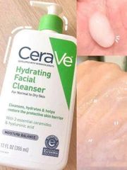 Sữa Rửa Mặt CeraVe Hydrating Cleanser 473ml Xanh Lá - Giữ Ẩm, Dịu Nhẹ, Phù Hợp Cho Da Nhạy Cảm, Làm Sạch & Cấp Ẩm Tối Ưu