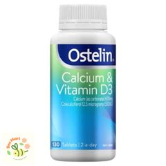 Viên uống Canxi Bầu Ostelin viên - Hỗ trợ canxi và vitamin D3 cho mẹ bầu, ngăn loãng xương trước và sau sinh