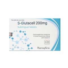 TPBVSK VIÊN NGẬM S-GLUTACELL 200mg - Bổ Sung L-Glutathione & Vitamin C, Chống Oxy Hóa, Làm Đẹp Da, Sức Khỏe Từ Bên Trong