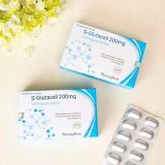 TPBVSK VIÊN NGẬM S-GLUTACELL 200mg - Bổ Sung L-Glutathione & Vitamin C, Chống Oxy Hóa, Làm Đẹp Da, Sức Khỏe Từ Bên Trong