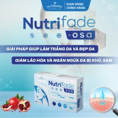 Viên Uống Nutrifade OSA - Hỗ Trợ Làm Chậm Quá Trình Lão Hóa Da, Cải Thiện Da Khô Sạm, Làm Trắng Da (30 Viên) - Nutramed