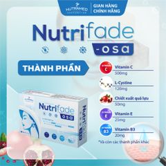 Viên Uống Nutrifade OSA - Hỗ Trợ Làm Chậm Quá Trình Lão Hóa Da, Cải Thiện Da Khô Sạm, Làm Trắng Da (30 Viên) - Nutramed
