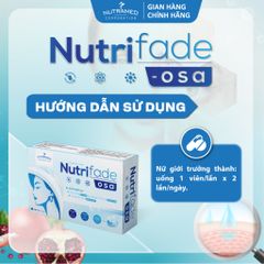 Viên Uống Nutrifade OSA - Hỗ Trợ Làm Chậm Quá Trình Lão Hóa Da, Cải Thiện Da Khô Sạm, Làm Trắng Da (30 Viên) - Nutramed