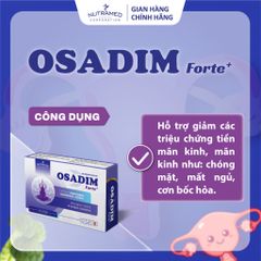 Osadim Forte - Viên uống hỗ trợ cân bằng hormone, cải thiện triệu chứng mãn kinh cho phụ nữ (40 viên) - Nutramed