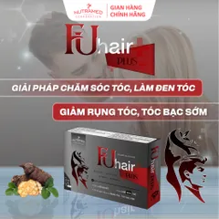 Viên uống Fuhair Plus - Hỗ trợ giảm rụng tóc, làm đen tóc và chăm sóc tóc chắc khỏe - Nutramed