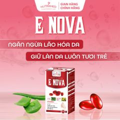 Viên uống E Nova Nutramed - Hỗ trợ ngăn ngừa lão hóa da, đẹp da, chống oxy hóa (60 viên)