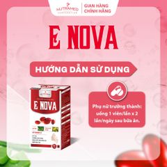 Viên uống E Nova Nutramed - Hỗ trợ ngăn ngừa lão hóa da, đẹp da, chống oxy hóa (60 viên)