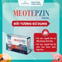 Viên uống tiêu hóa Meotepzin Forte 30 viên - Giải pháp hỗ trợ giảm đầy bụng, chướng hơi, khó tiêu - Bổ sung enzym tiêu hóa hiệu quả