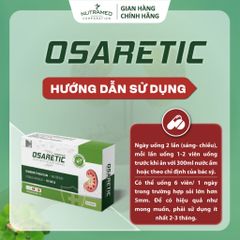 Viên Uống Osaretic Nutramed Hỗ Trợ Giải Quyết Sỏi Thận và Sỏi Mật - Giúp Lợi Tiểu, Tăng Cường Đào Thải Cặn Lắng (30 Viên)