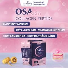 Gói Uống Osaskin Collagen Peptide - Hỗ Trợ Làm Đẹp Da, Chống Lão Hóa, Tăng Độ Đàn Hồi - Nutramed 15ml x 20 Gói