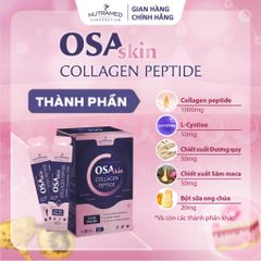 Gói Uống Osaskin Collagen Peptide - Hỗ Trợ Làm Đẹp Da, Chống Lão Hóa, Tăng Độ Đàn Hồi - Nutramed 15ml x 20 Gói