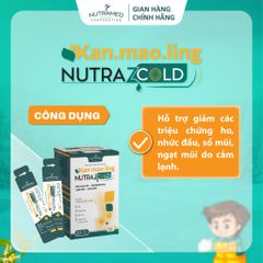 Gói Uống Kan Mao Ling - Hỗ Trợ Cảm Cúm, Cảm Lạnh Từ Thiên Nhiên (20 Gói x 10ml) - Nutramed