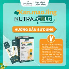 Gói Uống Kan Mao Ling - Hỗ Trợ Cảm Cúm, Cảm Lạnh Từ Thiên Nhiên (20 Gói x 10ml) - Nutramed
