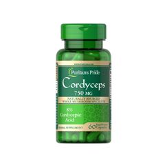 Đông trùng hạ thảo Puritan’s Pride Cordyceps 750mg 60 viên