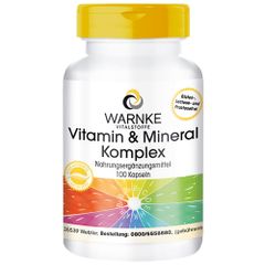 Viên Uống Tổng Hợp Vitamin & Khoáng Chất Warnke Komplex 100 Viên - Tăng Cường Sức Đề Kháng và Cải Thiện Sức Khỏe