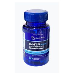Giảm căng thẳng, an thần Puritan’s Pride 5-HTP 50mg 60 viên