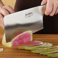 Dao Chặt Global Nhật Bản - Dao Chặt Xương Sắc Bén, Bền Bỉ, Thép Cromova 18 - Dụng Cụ Nhà Bếp Chất Lượng Cao