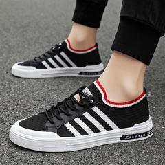 Giày Thể Thao Nam Sneaker Vải Dệt Thoáng Khí - Giày Chạy Bền, Phong Cách Thời Trang Hot Trend, Dễ Phối Đồ 325425