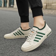 Giày Thể Thao Nam Sneaker Vải Dệt Thoáng Khí - Giày Chạy Bền, Phong Cách Thời Trang Hot Trend, Dễ Phối Đồ 325425