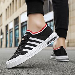 Giày Thể Thao Nam Sneaker Vải Dệt Thoáng Khí - Giày Chạy Bền, Phong Cách Thời Trang Hot Trend, Dễ Phối Đồ 325425