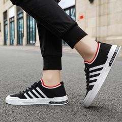 Giày Thể Thao Nam Sneaker Vải Dệt Thoáng Khí - Giày Chạy Bền, Phong Cách Thời Trang Hot Trend, Dễ Phối Đồ 325425