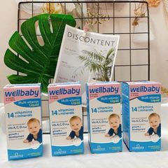 Siro bổ sung Vitamin Wellbaby 14 Vitamin Minerals - 150ml 302808
