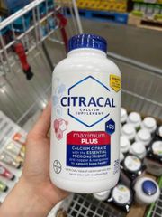 Viên Uống Canxi Citracal Maximum Plus 280 Viên - Bổ Sung Canxi Dễ Hấp Thụ, Hỗ Trợ Xương Khớp - Thương Hiệu Bayer Mỹ