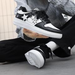 Giày Nam Sneaker Họa Tiết Ngôi Sao Thời Trang - Giày Thể Thao Đẹp, Nhẹ, Thoáng Khí, Phù Hợp Đi Học và Tập Gym