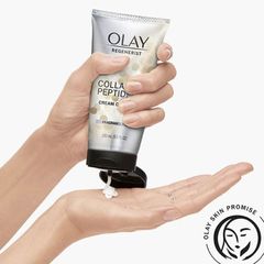 Sữa Rửa Mặt Olay Collagen Peptide 24 Không Hương Liệu 150ml - Sạch Sâu, Dưỡng Ẩm, Chăm Sóc Da Nhạy Cảm, Giúp Da Mịn Màng, Căng Bóng