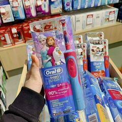 Bàn Chải Điện Oral-B Vitality Kids Dành Cho Bé Gái - Thiết Kế Ngộ Nghĩnh Hỗ Trợ Chăm Sóc Răng Miệng Thú Vị cho Trẻ Em