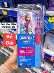 Bàn Chải Điện Oral-B Vitality Kids Dành Cho Bé Gái - Thiết Kế Ngộ Nghĩnh Hỗ Trợ Chăm Sóc Răng Miệng Thú Vị cho Trẻ Em